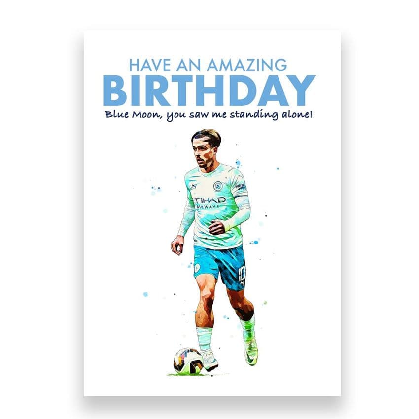 Manchester City Birthday Card | Jack Grealish