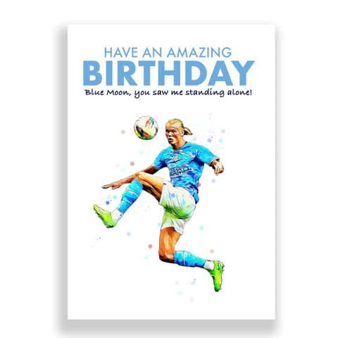 Manchester City Christmas Card | Erling Haaland