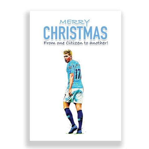 Manchester City Christmas Card | Kevin De Bruyne (1)