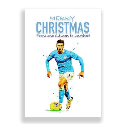 Manchester City Christmas Card | Ruben Dias