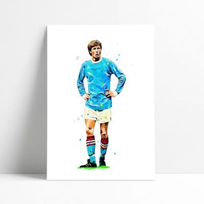Manchester City | Colin Bell Art Print