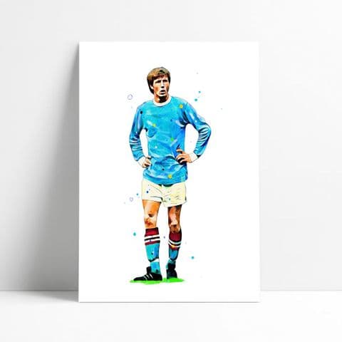 Manchester City | Colin Bell Art Print
