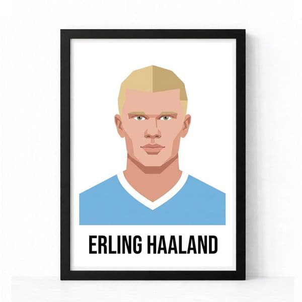 Manchester City | Erling Haaland Pop Art Print