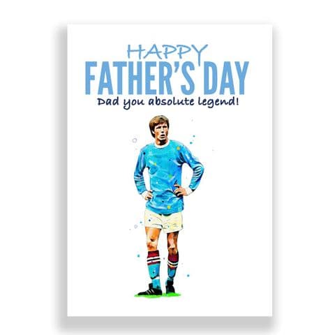Manchester City Father's Day Card | Colin Bell