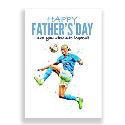 Manchester City Father's Day Card | Erling Haaland