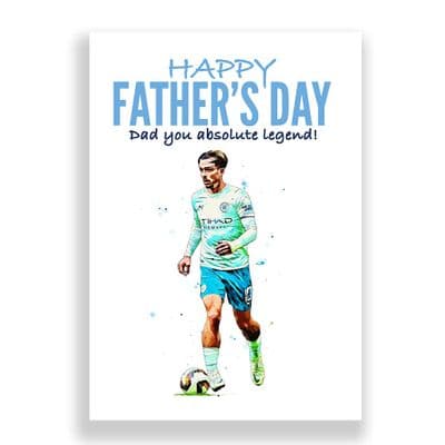Manchester City Father's Day Card | Jack Grealish