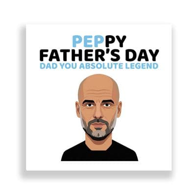 Manchester City Father's Day Card | Pep Guardiola