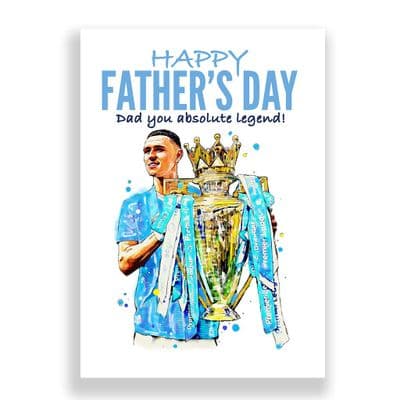 Manchester City Father's Day Card | Phil Foden PL