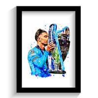 Manchester City | Jack Grealish Art Print | Champions League