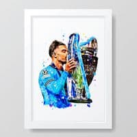 Manchester City | Jack Grealish Art Print | Champions League
