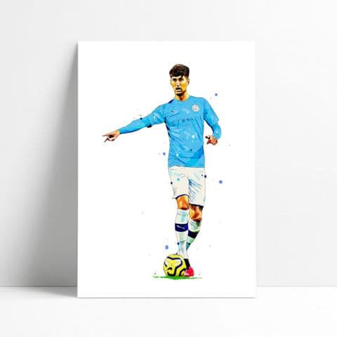 Manchester City | John Stones Art Print