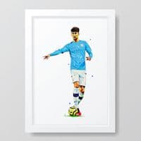 Manchester City | John Stones Art Print