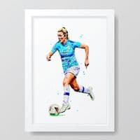 Manchester City |  Lauren Hemp Art Print