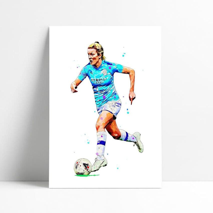 Manchester City | Lauren Hemp Art Print
