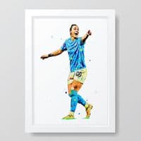 Manchester City |  Lucy Bronze Art Print