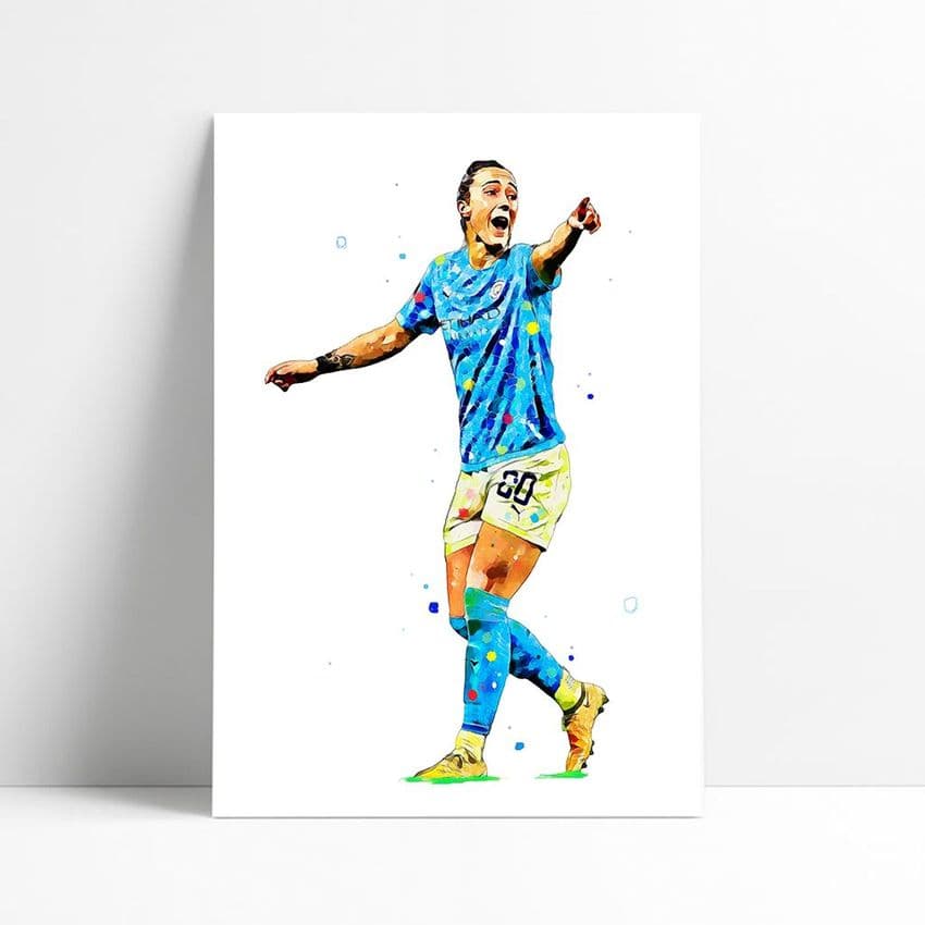 Manchester City |  Lucy Bronze Art Print