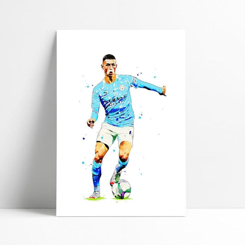 Manchester City | Phil Foden Art Print
