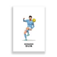 Manchester City Print | Bernardo Silva.