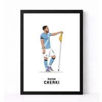 Manchester City Print | Rayan Cherki