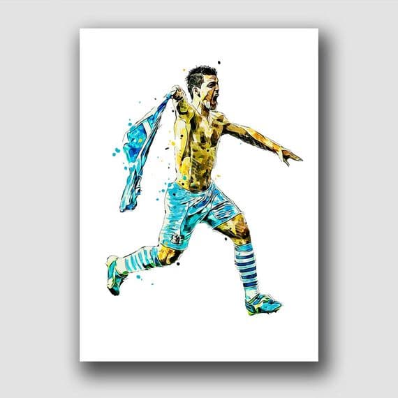 MANCHESTER CITY  -  SERGIO AGUERO (1)