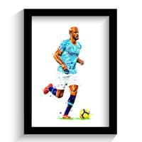 Manchester City | Vincent Kompany Art Print