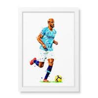 Manchester City | Vincent Kompany Art Print