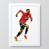 Manchester United | Aaron Wan Basaka Art Print