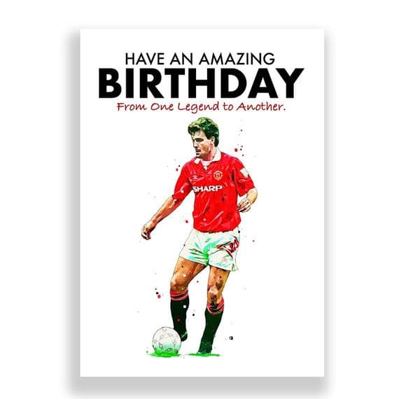 Manchester United Birthday Card | Mark Hughes