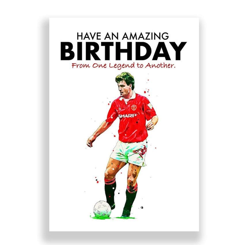 Manchester United Birthday Card | Mark Hughes