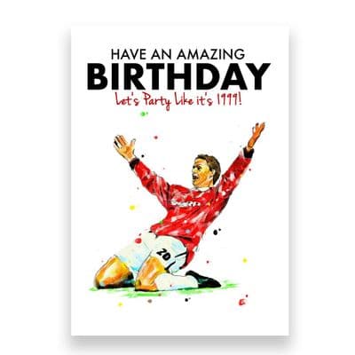 Manchester United Birthday Card | Ole Gunnar Solskjær