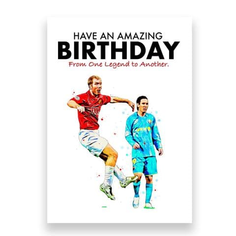 Manchester United Birthday Card | Paul Scholes
