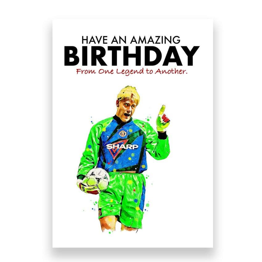 Manchester United Birthday Card | Peter Schmeichel