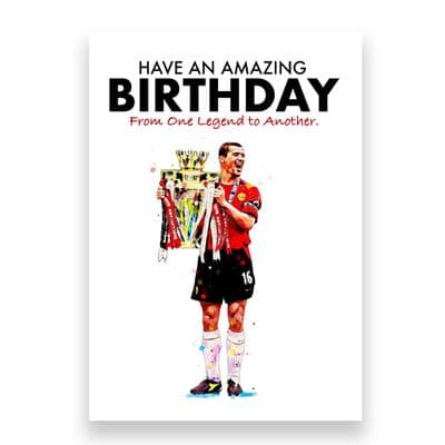 Manchester United Birthday Card | Roy Keane