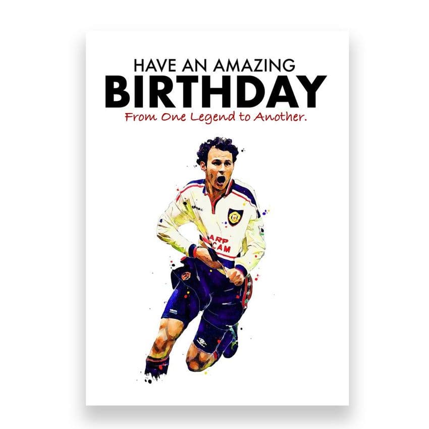 Manchester United Birthday Card | Ryan Giggs
