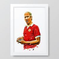 Manchester United | Bobby Charlton Art Print