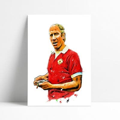 Manchester United | Bobby Charlton Art Print