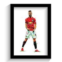 Manchester United | Bruno Fernandes Art Print