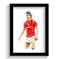 Manchester United | Bryan Robson Art Print