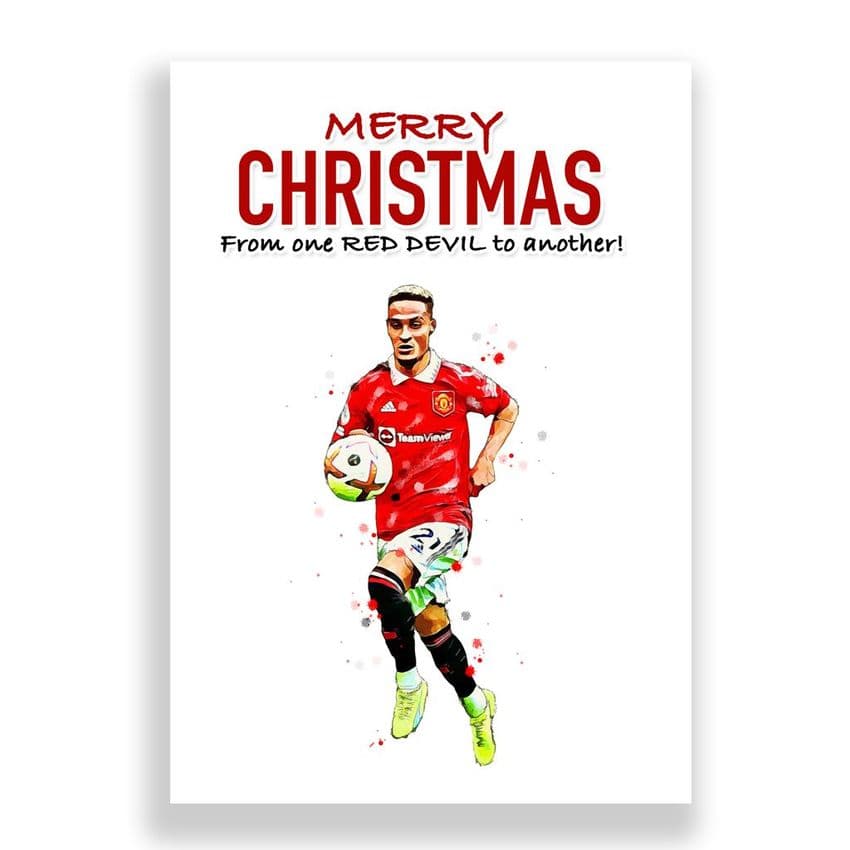 Manchester United Christmas Card | Antony