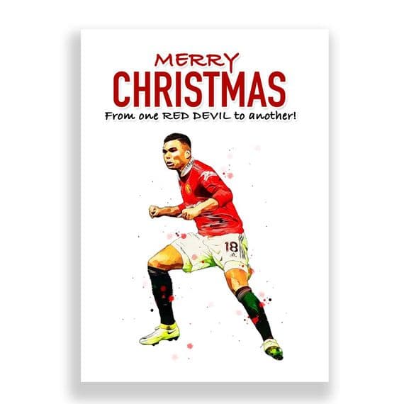 Manchester United Christmas Card | Casemiro