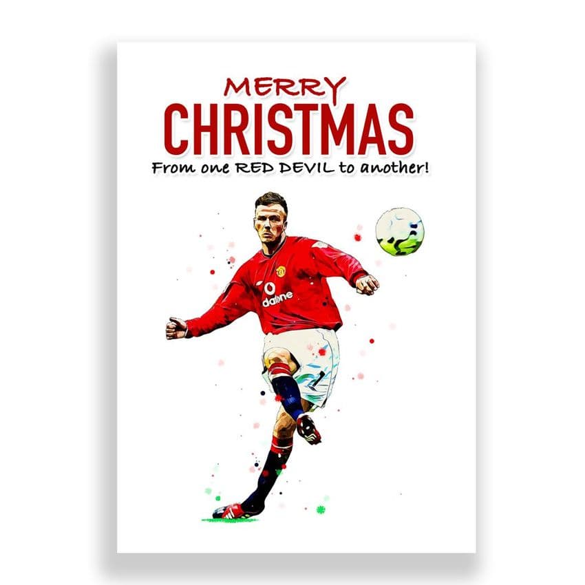 Manchester United Christmas Card | David Beckham