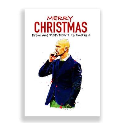 Manchester United Christmas Card | Erik Ten Hag