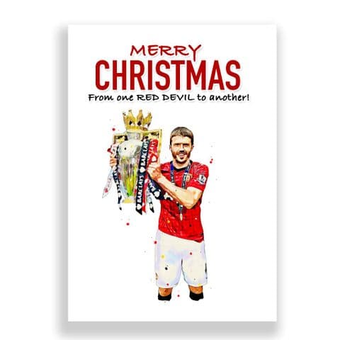 Manchester United Christmas Card | Rasmus Holland