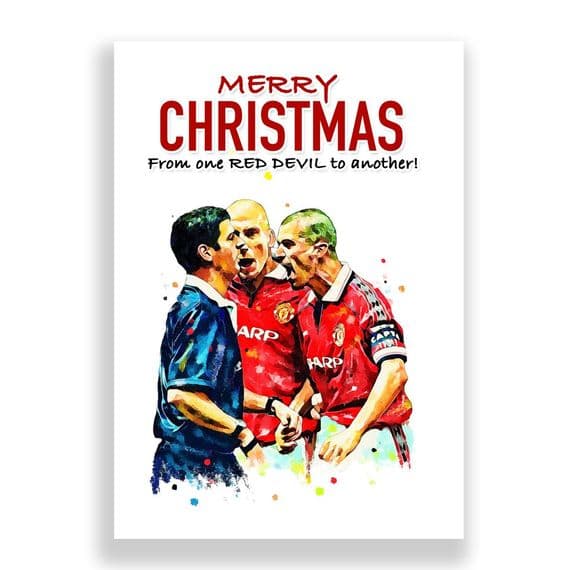 Manchester United Christmas Card | Roy Keane Referee