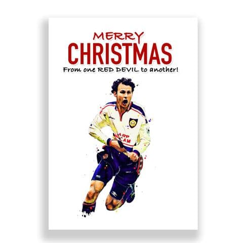 Manchester United Christmas Card | Ryan Giggs