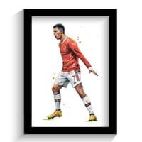 Manchester United | Cristiano Ronaldo Art Print