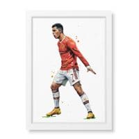 Manchester United | Cristiano Ronaldo Art Print