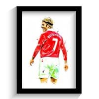 Manchester United | David Beckham Art Print