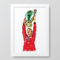 Manchester United | David Beckham Art Print (1)