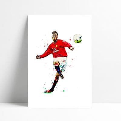 Manchester United | David Beckham Art Print (2)